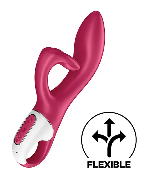 Female Sex Toys Satisfyer Embrace Me Silicone Rechargeable Vibrator with Clitoral Stimulation Berry Satisfyer Female Sex Toys Satisfyer Embrace Me Silicone Rechargeable Vibrator with Clitoral Stimulation Berry Satisfyer
