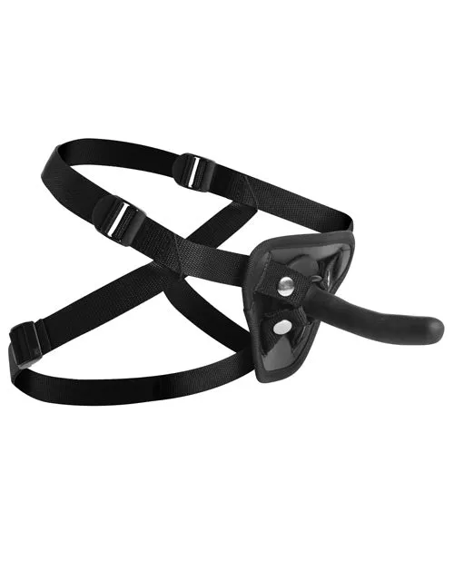 Female Sex Toys Strap U Pegged Silicone 5in Pegging Dildo with Harness Black Strap U