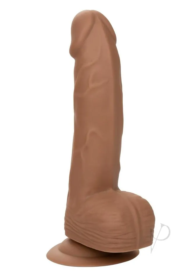 Female Sex Toys Studs Silicone Studs Realistic Dildo 6in Caramel