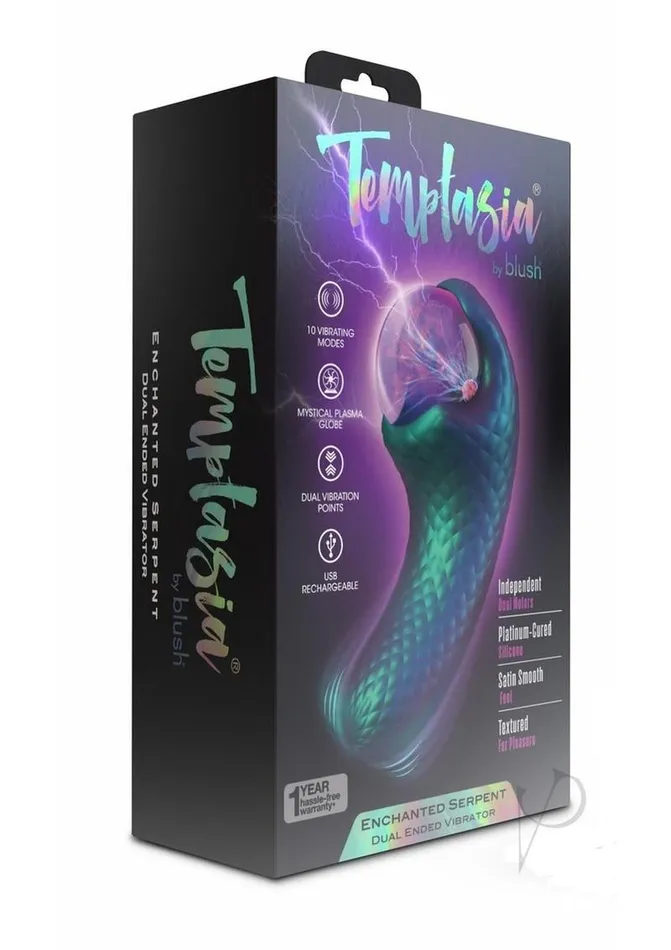 Female Sex Toys Temptasia Temptasia Enchanted Serpent Rechargeable Silicone Dual Vibrator Multicolor Female Sex Toys Temptasia Temptasia Enchanted Serpent Rechargeable Silicone Dual Vibrator Multicolor