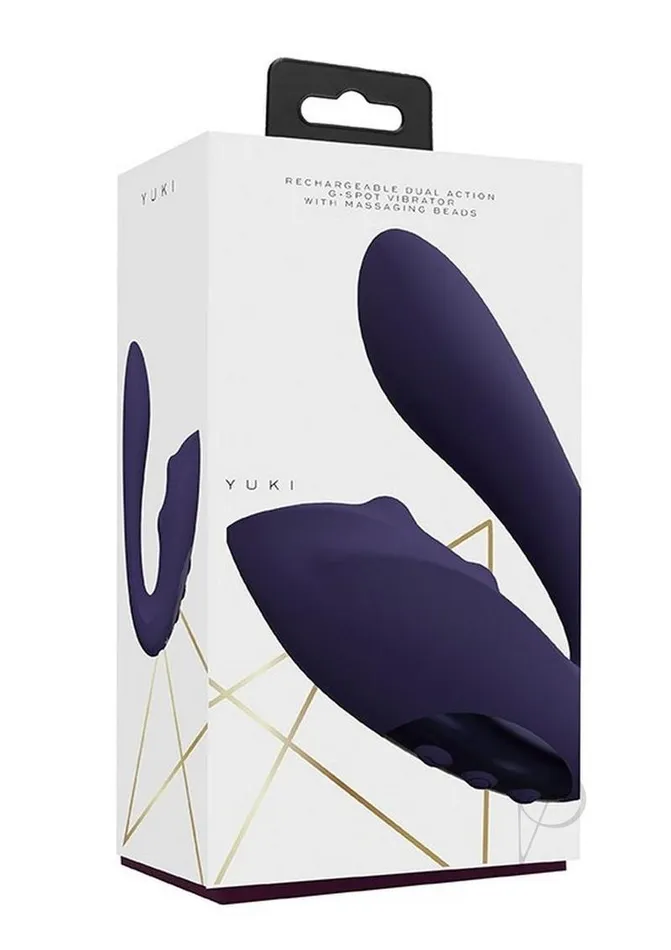 Female Sex Toys Vive By Shots Vive Yuki Rechargeable Dual Motor GSpot Vibrator with Massaging Beads Purple Female Sex Toys Vive By Shots Vive Yuki Rechargeable Dual Motor GSpot Vibrator with Massaging Beads Purple