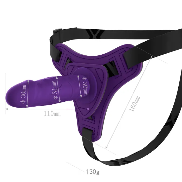 Female Sex Toys Wild Night Fantasies Strap On Dildo Harness Kit 4 Inch Cock