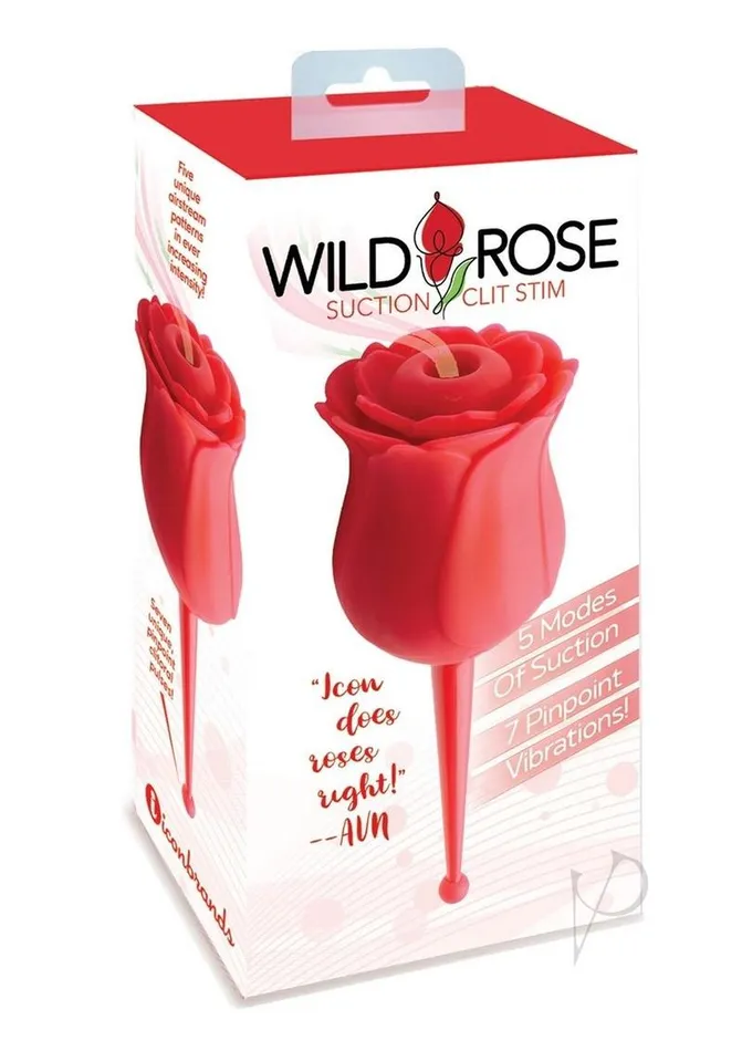 Female Sex Toys Wild Rose Wild Rose Le Point Rechargeable Silicone Suction Vibrator Red Female Sex Toys Wild Rose Wild Rose Le Point Rechargeable Silicone Suction Vibrator Red