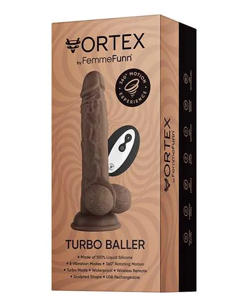 Femme Funn Vibrators Femme Funn Turbo Baller 20 Brown
