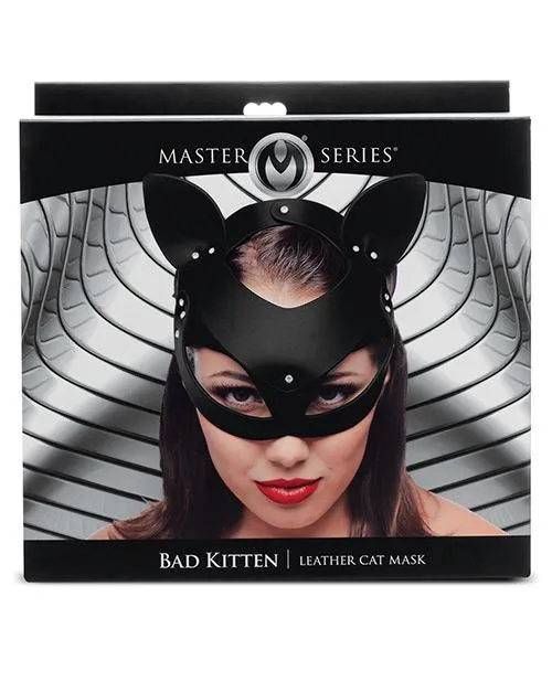 Fetish Fantasy Bad Kitten Leather Cat Mask Restraints