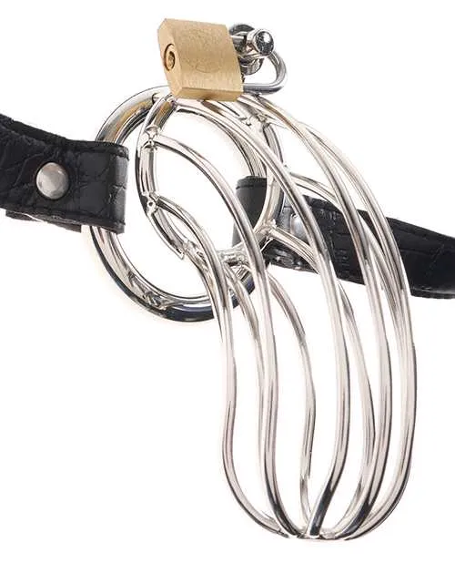 Fetish Fantasy Extreme Male Sex Toys Fetish Fantasy Extreme The Prisoner Steel Cock Cage Chastity Belt with Lock Silver Fetish Fantasy Extreme Male Sex Toys Fetish Fantasy Extreme The Prisoner Steel Cock Cage Chastity Belt with Lock Silver