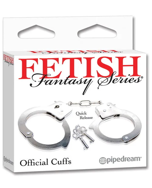 Fetish Fantasy Official Quick Release Handcuffs Silver Fetish Fantasy Series Female Sex Toys Fetish Fantasy Official Quick Release Handcuffs Silver Fetish Fantasy Series Female Sex Toys