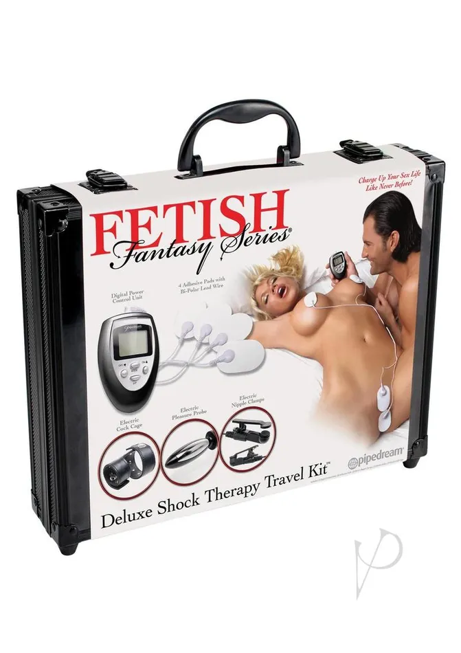 Fetish Fantasy Series Anal Fetish Fantasy Series Deluxe Shock Therapy Travel Kit Black and Silver Fetish Fantasy Series Anal Fetish Fantasy Series Deluxe Shock Therapy Travel Kit Black and Silver