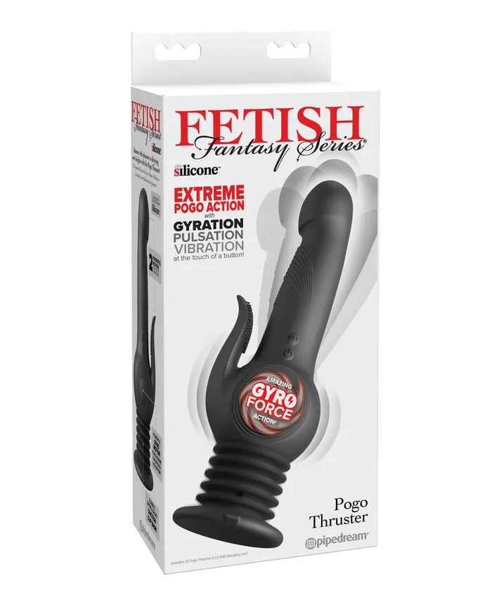 Fetish Fantasy Series Female Sex Toys Fetish Fantasy Series Pogo Thruster Rechargeable Silicone Rabbit Vibrator Black Fetish Fantasy Series Female Sex Toys Fetish Fantasy Series Pogo Thruster Rechargeable Silicone Rabbit Vibrator Black