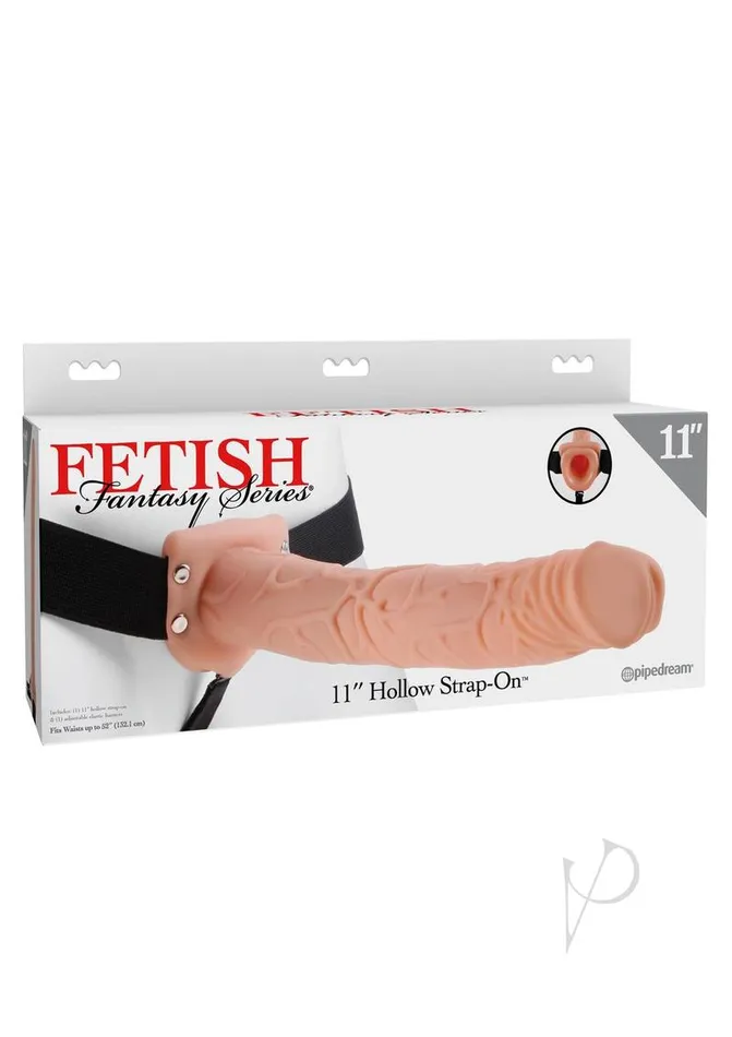 Fetish Fantasy Series Fetish Fantasy Series Hollow StrapOn Dildo and Stretchy Harness 11in Vanilla Female Sex Toys Fetish Fantasy Series Fetish Fantasy Series Hollow StrapOn Dildo and Stretchy Harness 11in Vanilla Female Sex Toys