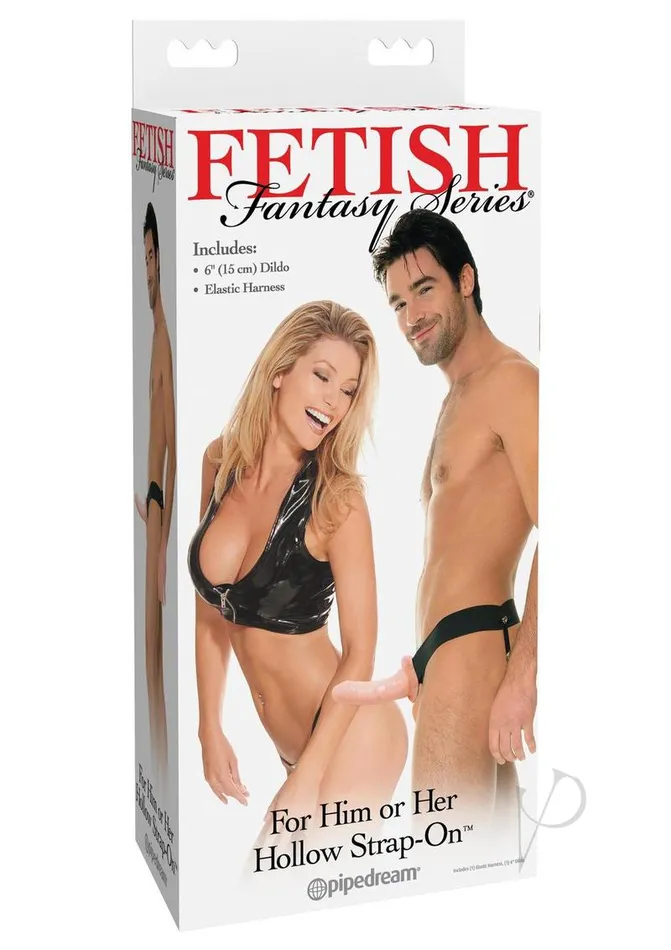 Fetish Fantasy Series For Him Or Her Hollow StrapOn Dildo and Adjustable Harness 6in Vanilla Fetish Fantasy Series Female Sex Toys Fetish Fantasy Series For Him Or Her Hollow StrapOn Dildo and Adjustable Harness 6in Vanilla Fetish Fantasy Series Female Sex Toys