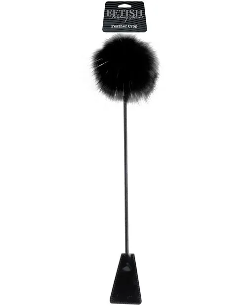 Fetish Fantasy Series Limited Edition Couples Fetish Fantasy Series Limited Edition Feather Crop Black