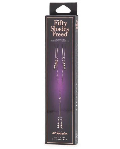 Fifty Shades Freed Vibrators Fifty Shades Freed All Sensation Nipple Clitoral Chain