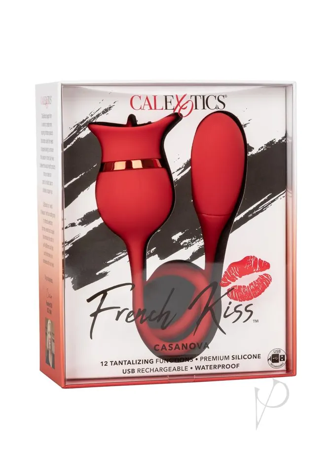 French Kiss Casanova Clit Stimulator Red French Kiss Vibrators