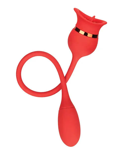 French Kiss Casanova Clit Stimulator Red French Kiss Vibrators