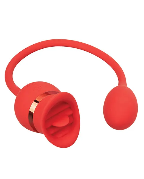 French Kiss Casanova Clit Stimulator Red French Kiss Vibrators