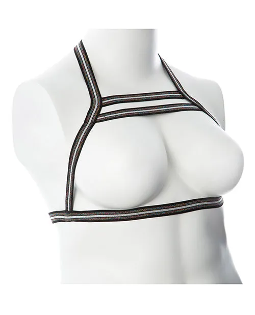 Gender Fluid Anal Gender Fluid Silver Lining Harness SL BlackSilver