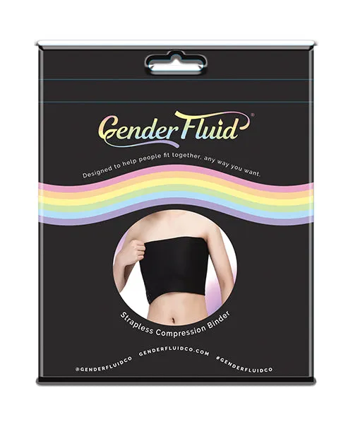 Gender Fluid Anal Gender Fluid Strapless Chest Compression Binder XXXL Black Gender Fluid Anal Gender Fluid Strapless Chest Compression Binder XXXL Black