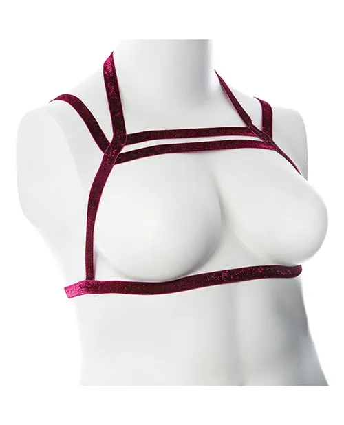 Gender Fluid Female Sex Toys Gender Fluid Sugar Coated Harness SL Raspberry Glitter Gender Fluid Female Sex Toys Gender Fluid Sugar Coated Harness SL Raspberry Glitter