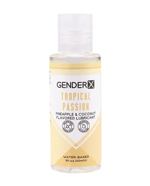 Gender X Anal Gender X Tropical Passion Water Based Flavored Lubricant 2oz
