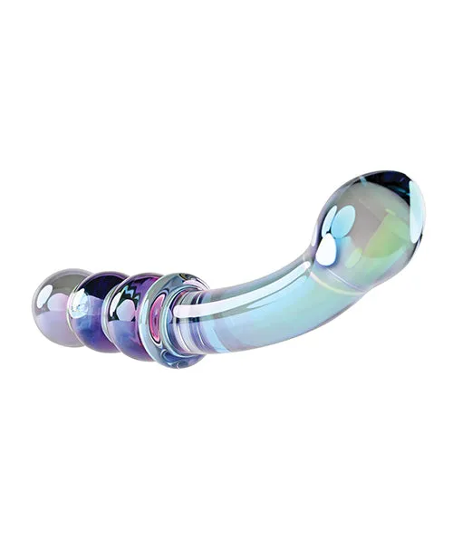 Gender X Dildos Gender X Lustrous Galaxy Wand Glass Dildo Multicolor