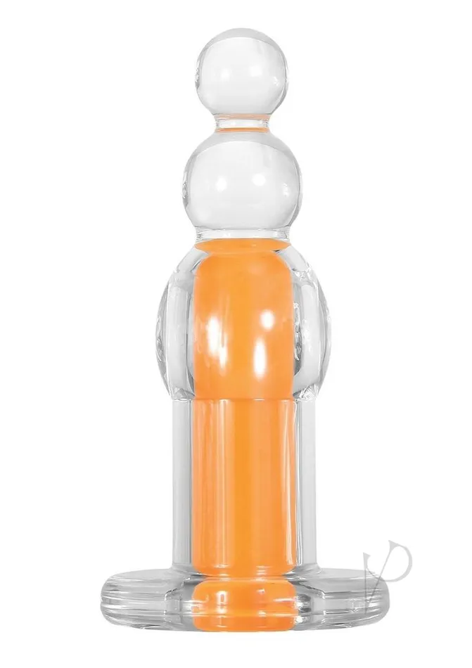 Gender X Orange Dream Silicone Rechargeable Beads with Remote Control ClearOrange Gender X Female Sex Toys