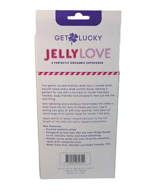 Get Lucky Get Lucky 7 Jelly Series Jelly Love Purple Vibrators