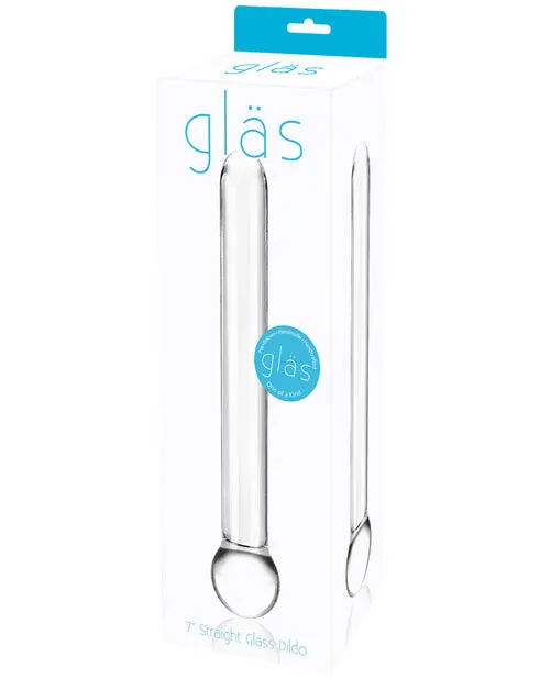 Glas Straight Glass Dildo 7in Clear Glas Dildos