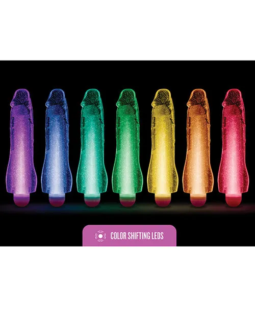Glow Dicks Glow Dicks Molly Glitter Vibrator Purple Vibrators