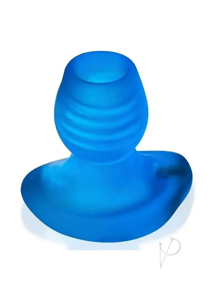 Glowhole 1 Hollow Buttplug with LED Insert Small Blue Morph Oxballs Male Sex Toys