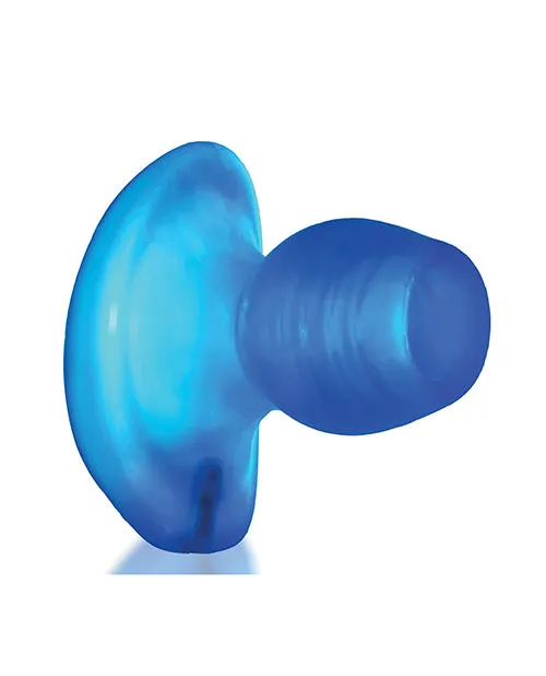 Glowhole 1 Hollow Buttplug with LED Insert Small Blue Morph Oxballs Male Sex Toys