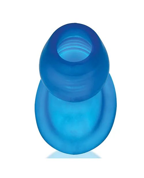 Glowhole 1 Hollow Buttplug with LED Insert Small Blue Morph Oxballs Male Sex Toys