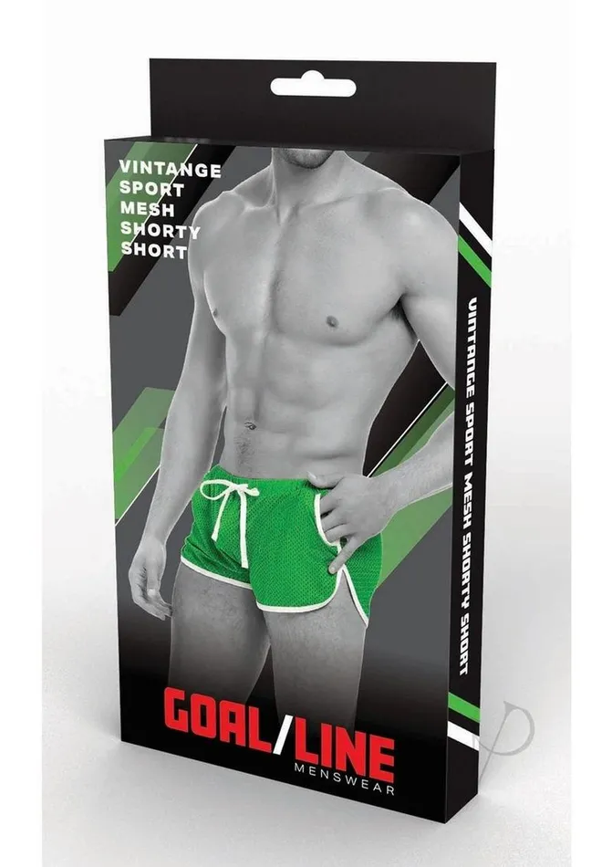 Goal Line Male Sex Toys Goal Line Side Split Mesh Booty Shorts LargeXLarge Green Goal Line Male Sex Toys Goal Line Side Split Mesh Booty Shorts LargeXLarge Green