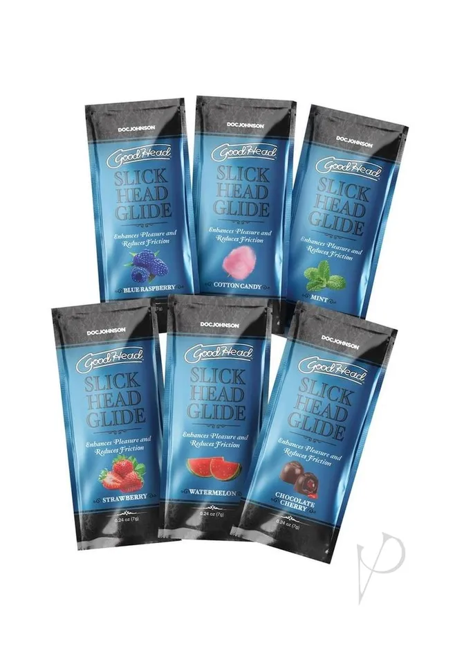 Good Head Enhancers GoodHead Slick Head Glide 24oz 6 Pack Assorted Good Head Enhancers GoodHead Slick Head Glide 24oz 6 Pack Assorted