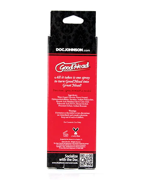 Good Head Male Sex Toys GoodHead Juicy Head Dry Mouth Spray Juicy Apple 2oz