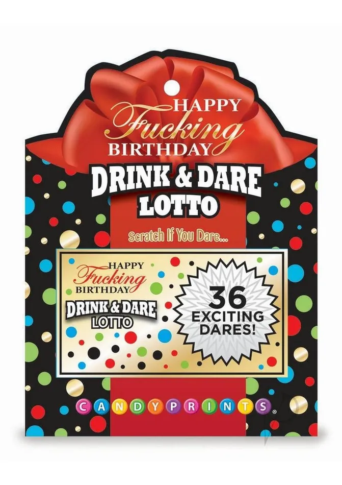 Happy Fn Birthday Lotto Dare Game Adult Party And Games Games