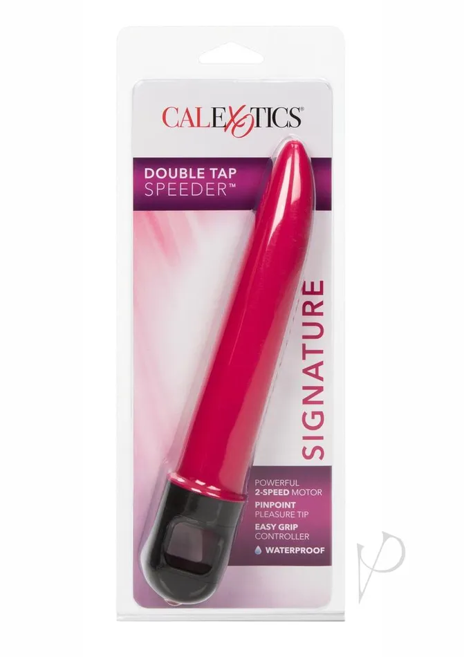 Hard Vibes Vibrators Double Tap Speeder Vibrator Pink