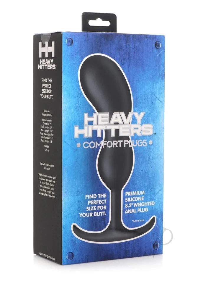 Heavy Hitters Anal Heavy Hitters Comfort Plugs Silicone Anal Plug 82in Black Heavy Hitters Anal Heavy Hitters Comfort Plugs Silicone Anal Plug 82in Black