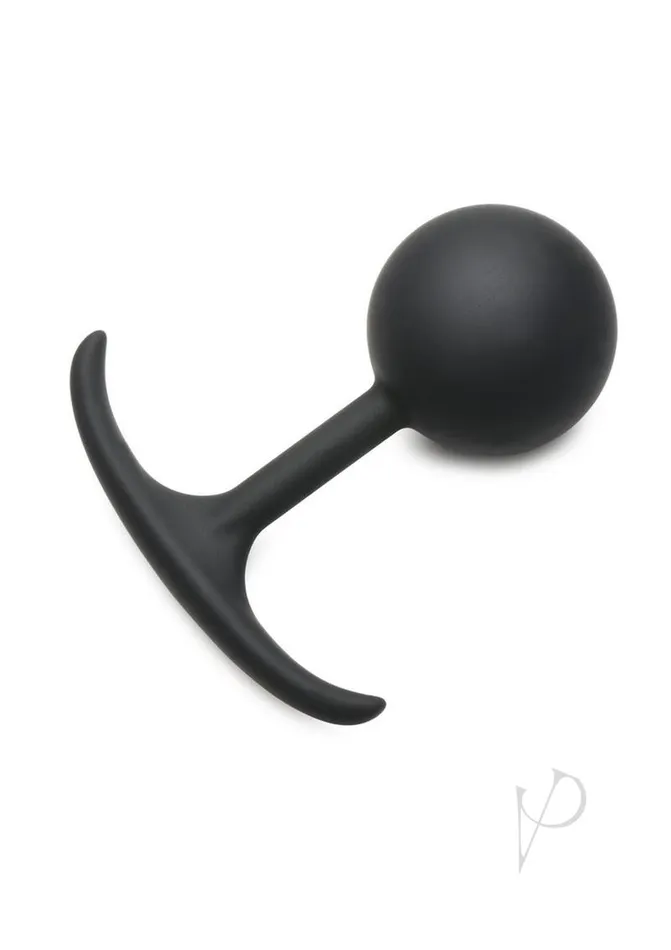Heavy Hitters Heavy Hitters Comfort Plugs Premium Silicone Weighted Round 47in Black Anal