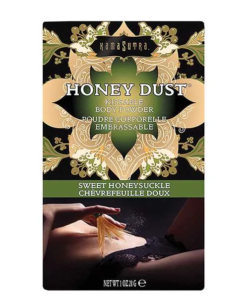 Honey Dust Vibrators Kama Sutra Honey Dust Kissable Body Powder Sweet Honeysuckle 1oz
