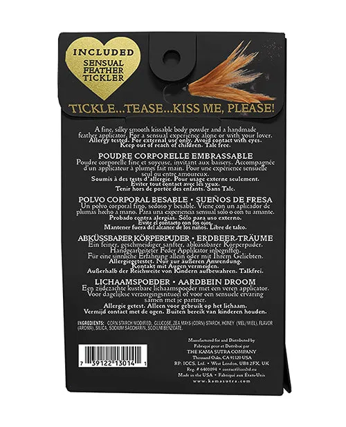 Honey Dust Vibrators Kama Sutra Honey Dust Kissable Body Powder Sweet Honeysuckle 1oz