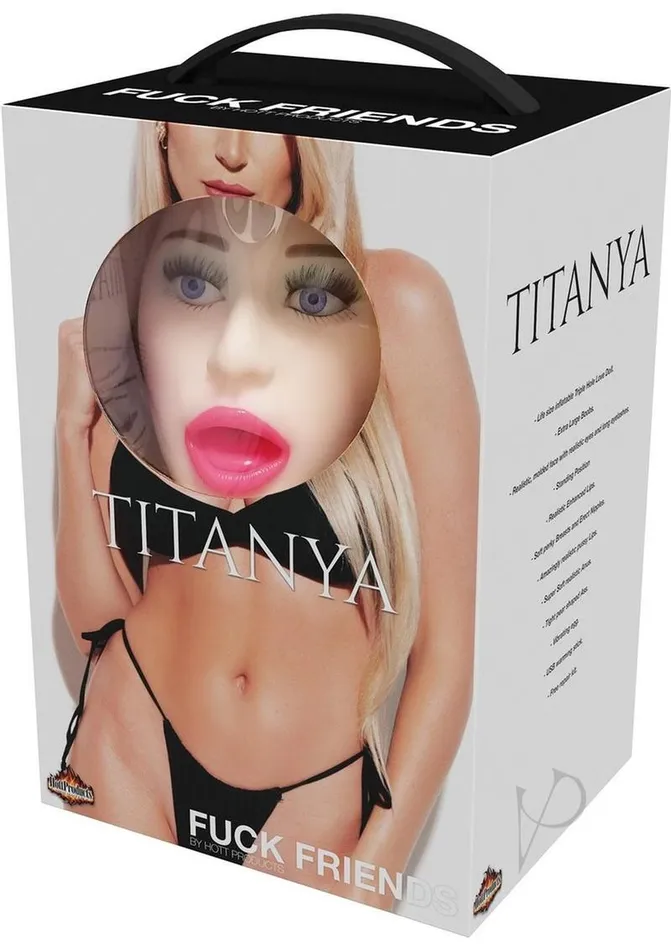 Hott Products Male Sex Toys Fuck Friends Titanya BlowUp Doll with Rechargeable Egg Kit Vanilla Hott Products Male Sex Toys Fuck Friends Titanya BlowUp Doll with Rechargeable Egg Kit Vanilla