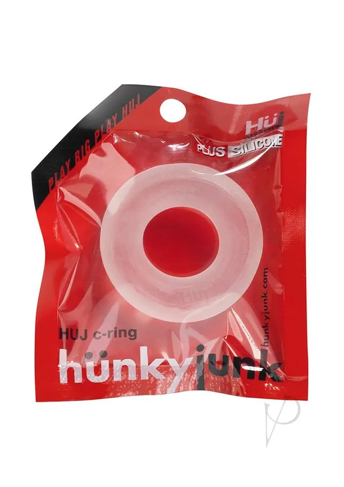 Hunkyjunk Male Sex Toys Hunkyjunk HUJ Silicone Cock Ring Clear