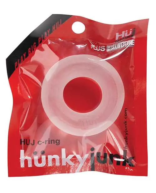 Hunkyjunk Male Sex Toys Hunkyjunk HUJ Silicone Cock Ring Clear