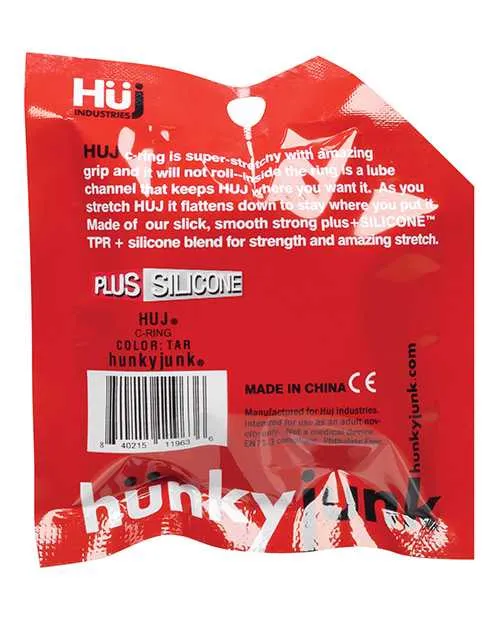 Hunkyjunk Male Sex Toys Hunkyjunk HUJ Silicone Cock Ring Clear