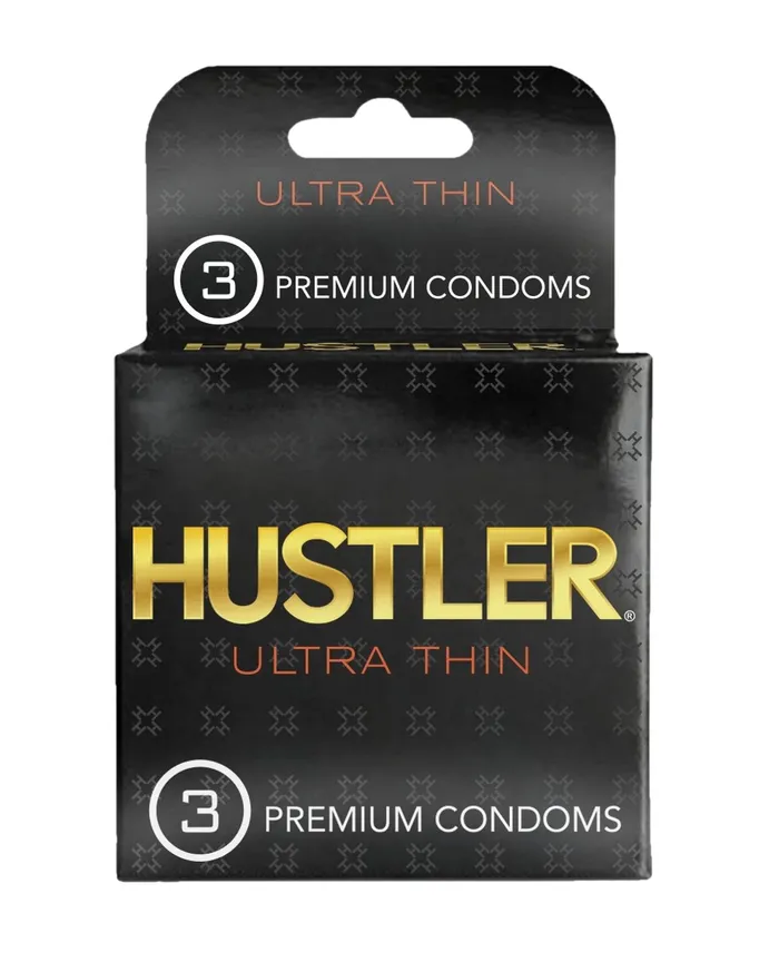 Hustler Condoms Hustler Ultra Thin Premium Condoms Pack of 3 Male Sex Toys