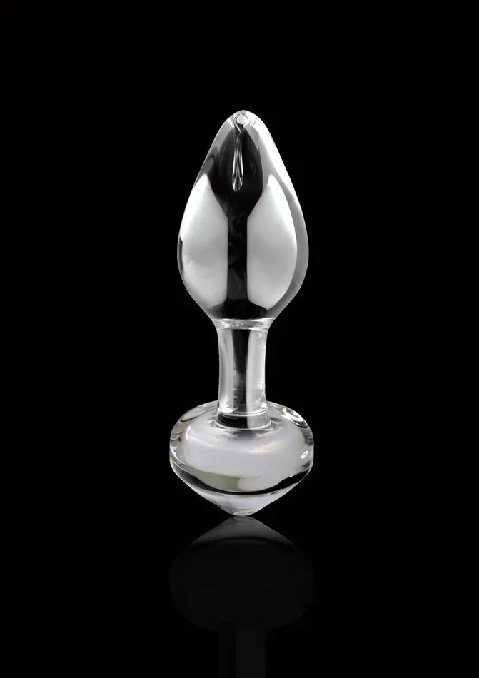 Icicles No 44 Glass Anal Plug Clear Icicles Anal