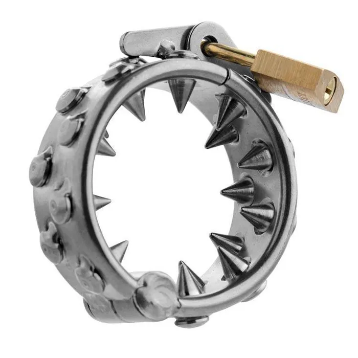 Impaler Locking CBT Ring with Spikes Master Series Male Sex Toys