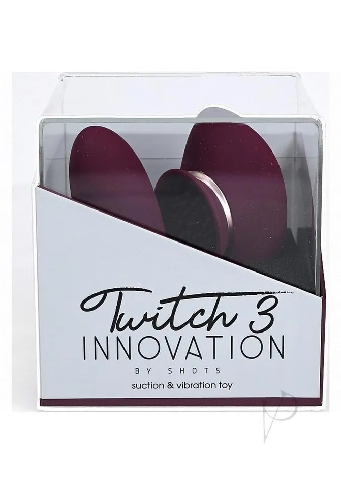 Innovation Female Sex Toys Twitch 3 Silicone Rechargeable Suction and Tongue Vibrator Burgundy Innovation Female Sex Toys Twitch 3 Silicone Rechargeable Suction and Tongue Vibrator Burgundy