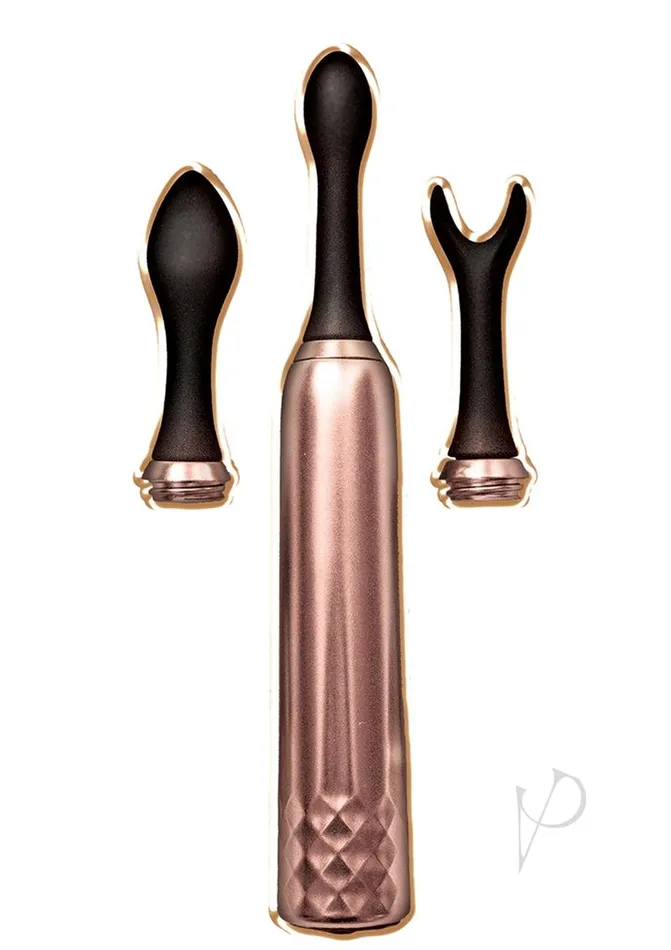 Intense Female Sex Toys Intense Triple Tip Massager Silicone Rechargeable Set Rose Gold Intense Female Sex Toys Intense Triple Tip Massager Silicone Rechargeable Set Rose Gold